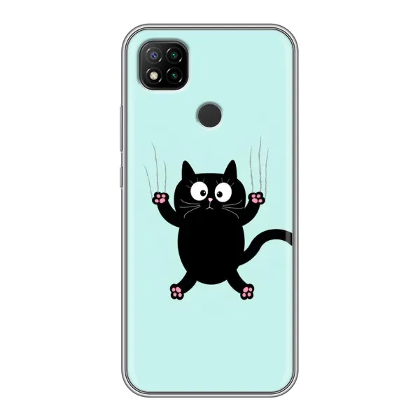 Чохол з принтом «Падаючий кіт» для Xiaomi Redmi 9c