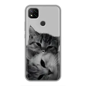 Чохол з малюнком кіт на Xiaomi Redmi 9c (Пара котів)