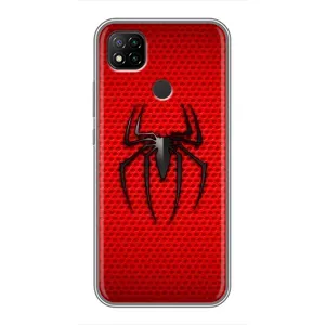 Чехол с человеком пауком для Xiaomi Redmi 9c - (AlphaPrint) (Паук Марвел)