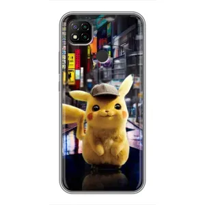 Чехлы с крутыми принтами для Xiaomi Redmi 9c - (PREMIUMPrint) (Пикачу)