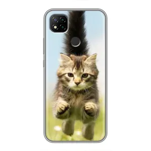 Чехлы с Котиками для Xiaomi Redmi 9c (VPrint) (Прыжок кота)