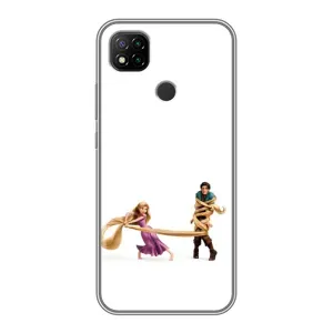 Чехол Рапунцель для Xiaomi Redmi 9c (Рапунцель и Флин)