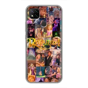 Чехол Рапунцель для Xiaomi Redmi 9c (Коллаж Рапунцель)