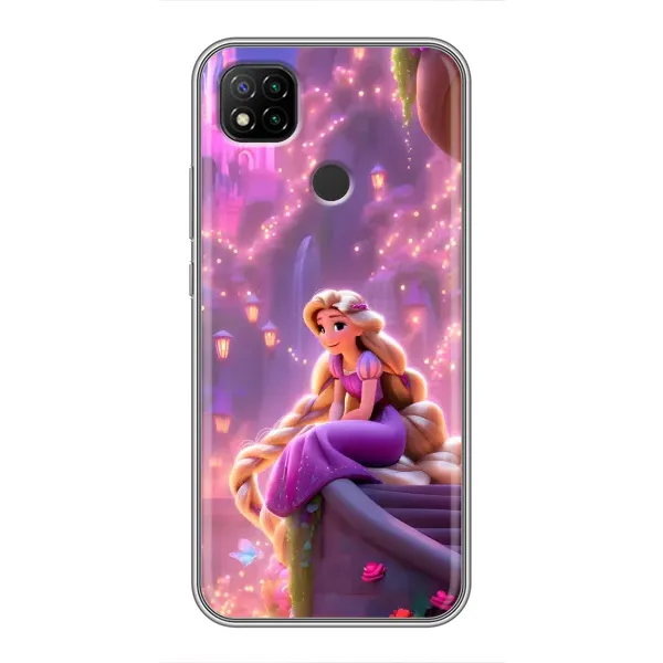 Чохол з принтом «Рапунцель у замку» для Xiaomi Redmi 9c