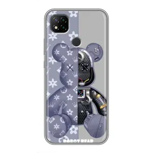Круті Чохли Луі Віттон для Xiaomi Redmi 9c (AlphaPrint) (Робот Медведик)