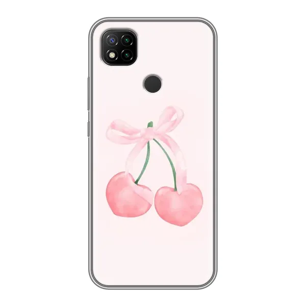 Чехол с принтом «Розовые вишни» для Xiaomi Redmi 9c