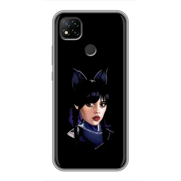 Чехол с принтом «серьезная Уэнздей» для Xiaomi Redmi 9c Чехол с принтом «серьезная Уэнздей» для Xiaomi Redmi 9c