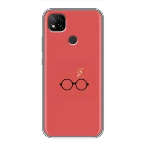 Чехлы с Гарри Поттером для Xiaomi Redmi 9c (AlphaPrint) (шрам и очки)