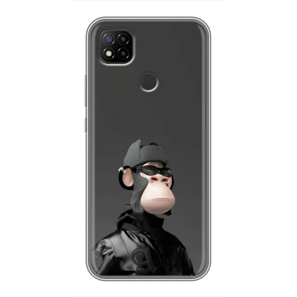 Чохол з принтом «стильна мавпа NFT» для Xiaomi Redmi 9c