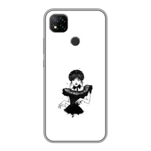 Чехлы Венсдей на Xiaomi Redmi 9c Уэнсдей (AlphaPrint) (танец Уэнздей)