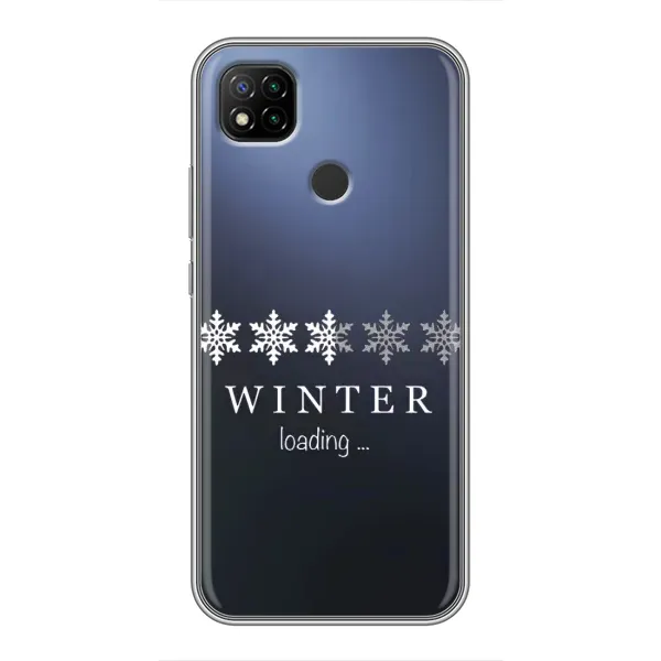 Чехол с принтом «Winter loading» для Xiaomi Redmi 9c Чехол с принтом «Winter loading» для Xiaomi Redmi 9c