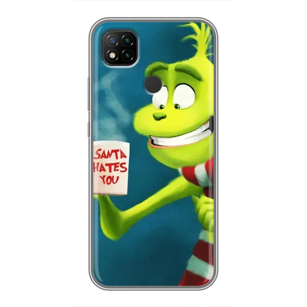 Чохол з принтом «Зелений Грінч» для Xiaomi Redmi 9c