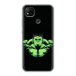 Чехлы с героями Марвел Xiaomi Redmi 9c (VPrint) (Зелёный Халк)
