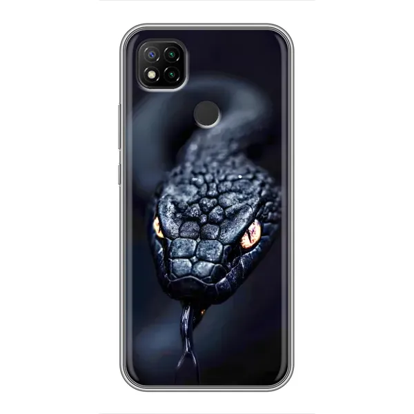 Чохол з принтом «Чорна змія» для Xiaomi Redmi 9c Чохол з принтом «Чорна змія» для Xiaomi Redmi 9c