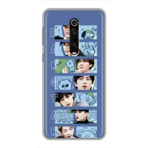 Чехлы BTS для Xiaomi Redmi K20 (AlphaPrint) (Bangtan)