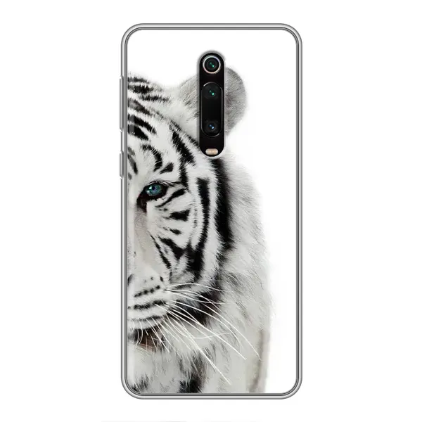 Чохол з принтом «Білий Тигр» для Xiaomi Redmi K20 Чохол з принтом «Білий Тигр» для Xiaomi Redmi K20