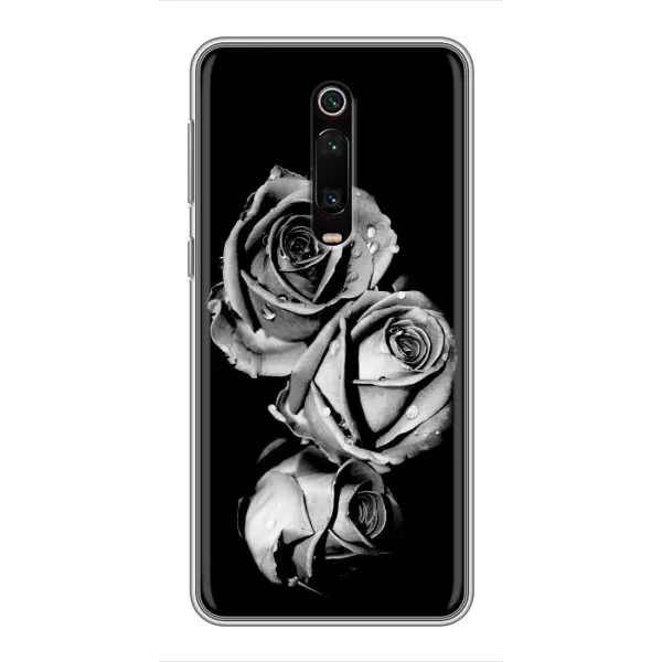 Чехол с принтом «Черная роза» для Xiaomi Redmi K20
