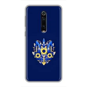 Чохли для Xiaomi Redmi K20 Укр. Символіка (AlphaPrint) (Квітковий Герб)