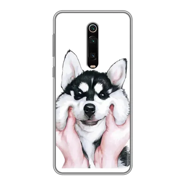 Чехол с принтом «Довольный Хаски» для Xiaomi Redmi K20
