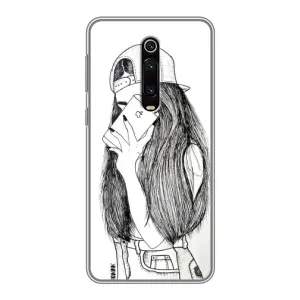 Чехол с печатью для Xiaomi Redmi K20 - (Мода) (AlphaPrint) (Фото девочки)