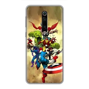 Чохол МАРВЕЛ для Xiaomi Redmi K20:

				 українськими літерами: Ксіаомі Редмі К20 (AlphaPrint) (Герої Марвел)