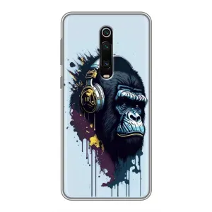 Чохол з Мавпами Xiaomi Redmi K20 - (AlphaPrint) (Горила в навушниках)