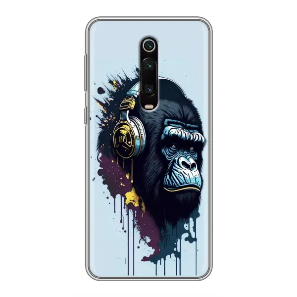 Чохол з принтом «Горила в навушниках» для Xiaomi Redmi K20