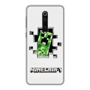 Чохол Майнкрафт на Xiaomi Redmi K20 (AlphaPrint) Minecraft (кріпер Майнкрафт)