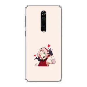 Чехлы Персонажи Аниме Наруто для Xiaomi Redmi K20 (AlphaPrint) (Лайк Сакура)
