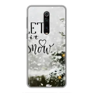 Новорічні, Святкові Чохли для Xiaomi Redmi K20 - 2024 год (Let it snow)