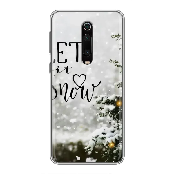 Чехол с принтом «Let it snow» для Xiaomi Redmi K20