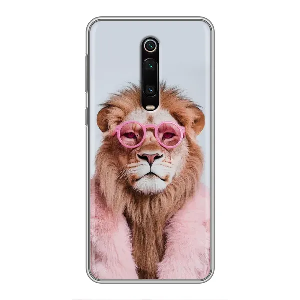 Чохол з принтом «Лев в окулярах» для Xiaomi Redmi K20