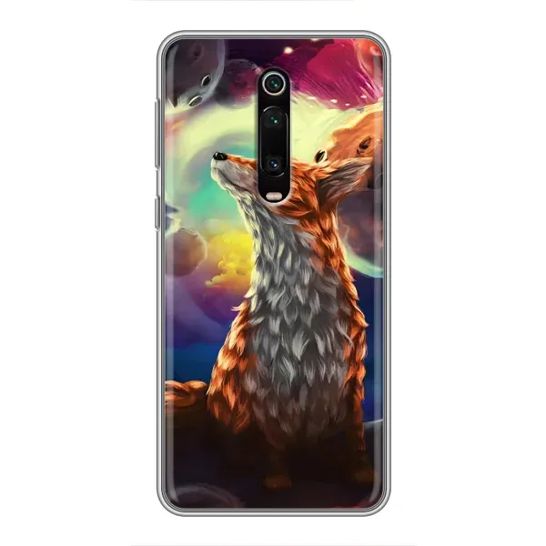 Чехол с принтом «Лисица в космосе» для Xiaomi Redmi K20