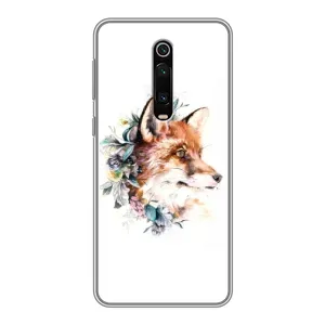 Чохли з картинкою Лисичка для Xiaomi Redmi K20 (VPrint) (Лиса в квітах)