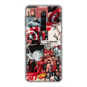 Чохол МАРВЕЛ для Xiaomi Redmi K20:

				 українськими літерами: Ксіаомі Редмі К20 (AlphaPrint) (Марвел Комикс)