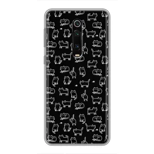 Чохол з принтом для Xiaomi Redmi K20 (AlphaPrint) Модні коти (Маленькі котики)