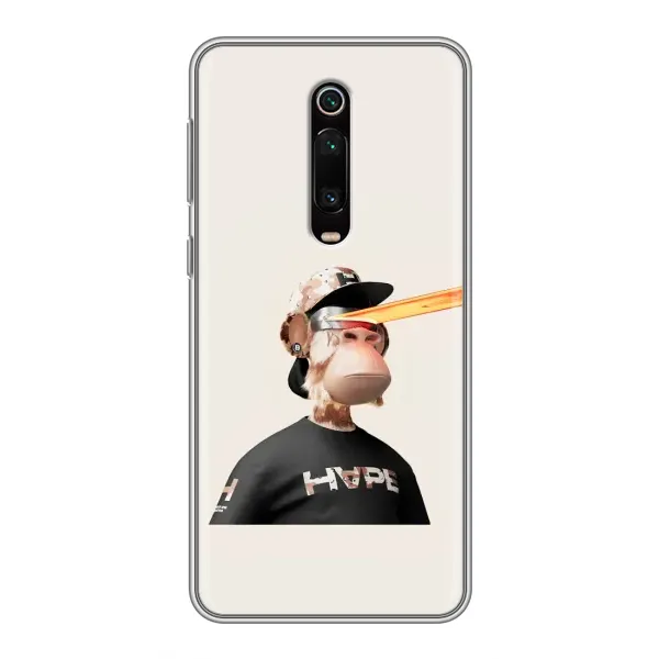 Чехол с принтом «обезьяна NFT в очках» для Xiaomi Redmi K20