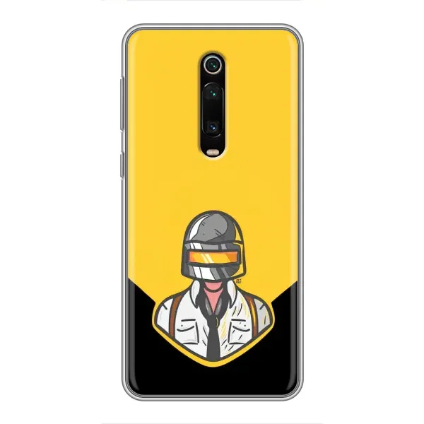 Чохол з принтом «Пабг в шоломі» для Xiaomi Redmi K20