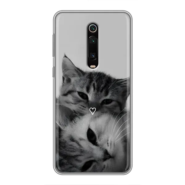 Чохол з принтом «Пара котів» для Xiaomi Redmi K20