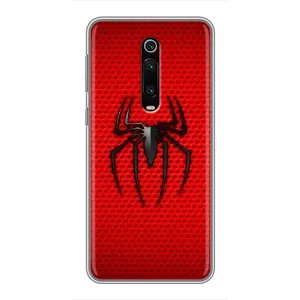 Чехол с человеком пауком для Xiaomi Redmi K20 - (AlphaPrint) (Паук Марвел)