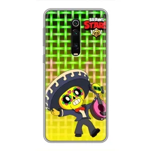 Чехлы Brawl Stars для Xiaomi Redmi K20 (AlphaPrint) (Поко в самбреро)
