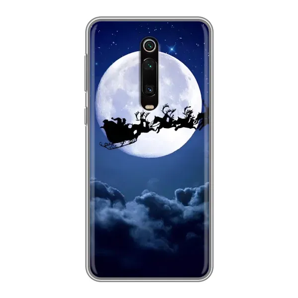 Чехол с принтом «Санта - луна» для Xiaomi Redmi K20
