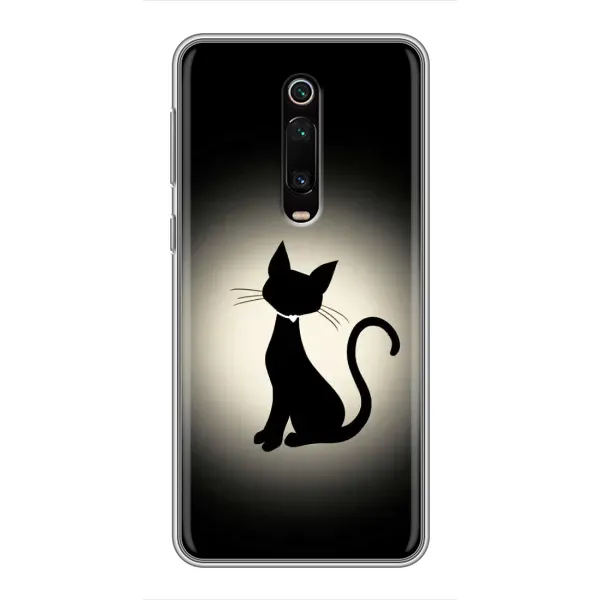 Чехол с принтом «Силуэт котика» для Xiaomi Redmi K20