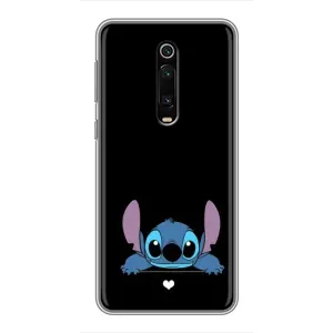 Чохол з принтом Стіч на Xiaomi Redmi K20 (Стіч на чорному)