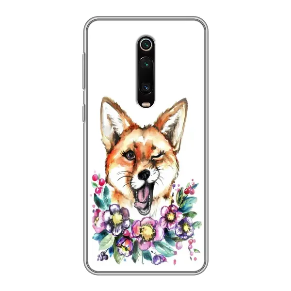 Чехол с принтом «Веселая лисичка» для Xiaomi Redmi K20