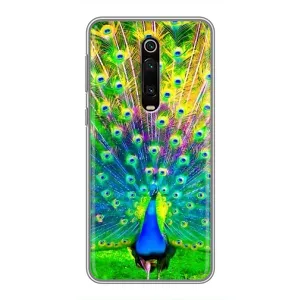 Чохол з пташками на Xiaomi Redmi K20 (VPrint) (Яскравий Павлин)