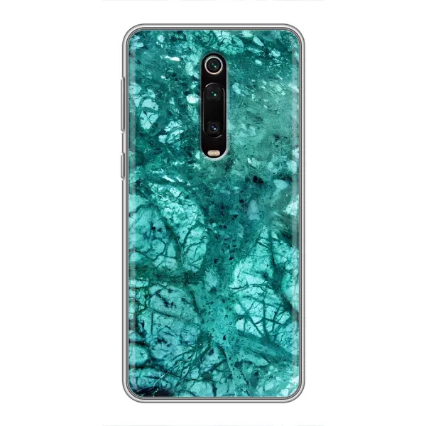 Чехол с принтом «Зеленый мрамор» для Xiaomi Redmi K20