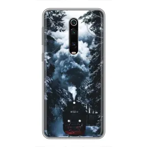 Новорічні, Святкові Чохли для Xiaomi Redmi K20 - 2024 год (Зимовий потяг)