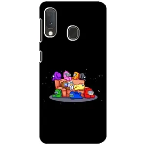 Чехол Амонг Ас для Samsung A20e (AlphaPrint) (Амонг-ас)