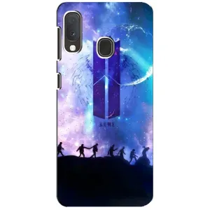 Чехлы BTS для Samsung A20e (AlphaPrint) (Army BTS)